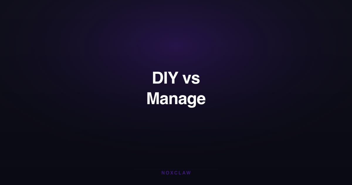 DIY vs service managé pour un bot Telegram IA