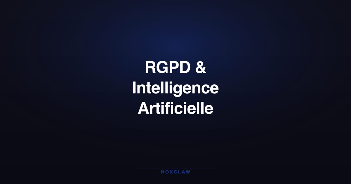 RGPD et intelligence artificielle